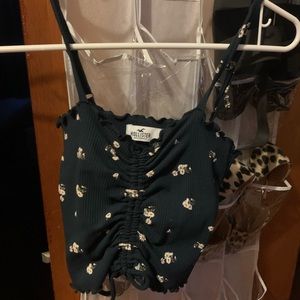 Hollister navy crop